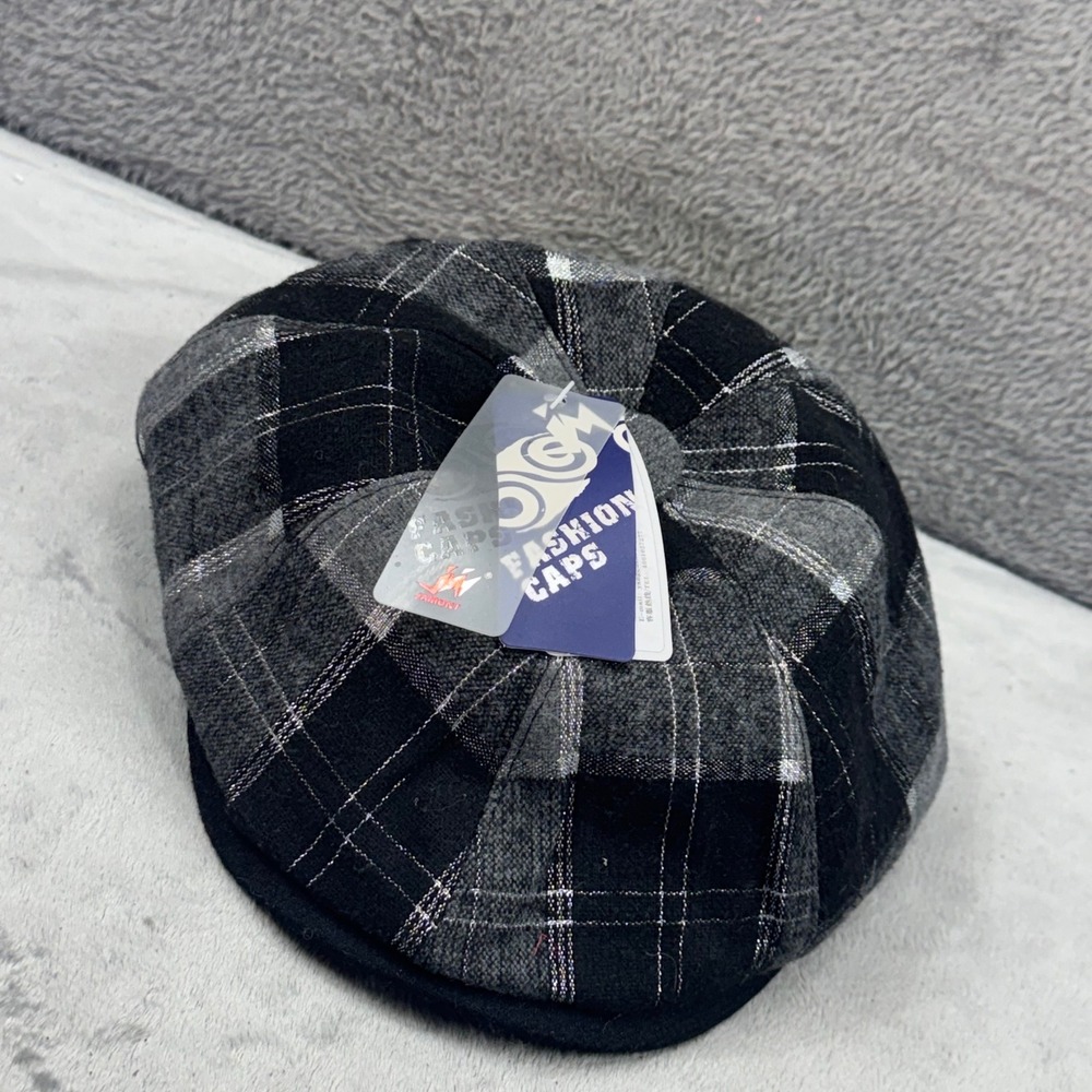 JAMONT Men's Fashion Cap Plaid Newsboy Hat‎ FZ T82002 1992